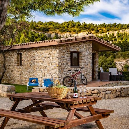 Camping Bungalow Serra De Prades Resort Vilanova de Prades Eksteriør billede
