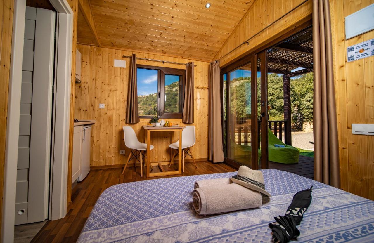 Camping Bungalow Serra De Prades Resort Vilanova de Prades Eksteriør billede