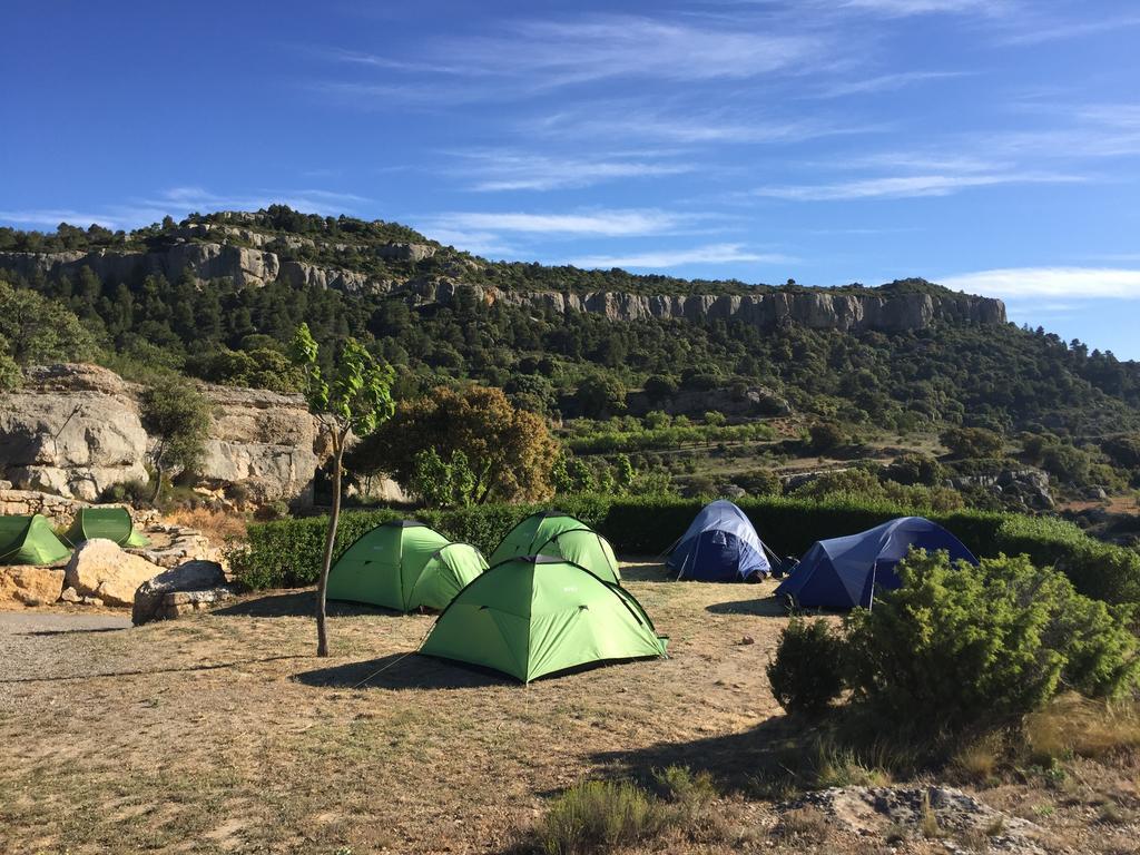 Camping Bungalow Serra De Prades Resort Vilanova de Prades Eksteriør billede