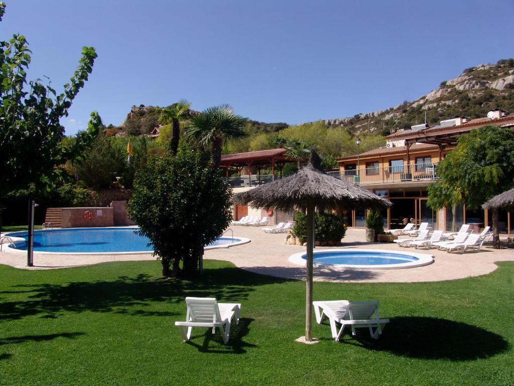 Camping Bungalow Serra De Prades Resort Vilanova de Prades Eksteriør billede